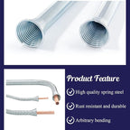 Spring Tubing Benders 1/4 Inch for Copper, Aluminum and Thin Wall Steel Tubing, Pack of 2