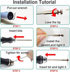 Electric Engraving Pen, 3-Speed Mini Cordless Rotary Tool Kit with 54 Accessories - USB-C Rechargeable for Wood, Metal, Glass, Plastic - Ideal for DIY, Jewelry & Craft Projects
