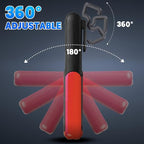 Rechargeable LED Flashlight Magnetic Light, Portable Work Light Trouble Lights Lamp for Mechanics, Compact Reliable and Super Bright Flash Light for Tool Gifts for Men(Red)