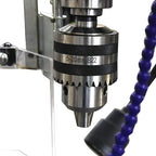 KAKA INDUSTRIAL Gear Head Vertical Drill Press, 2.2kW 220V 3-Phase, 8-Speed (108-1800 RPM), 40mm Max Drilling,150mm Spindle Travel,MT4 Taper,DRO Depth Control GD-40