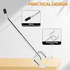 Pegboard Hook 50 Pcs, Sturdy L Shape Galvanized Metal Fit for 1/4 and 1/8 Pegboard, Organizer Kit for Garage Tool Storage