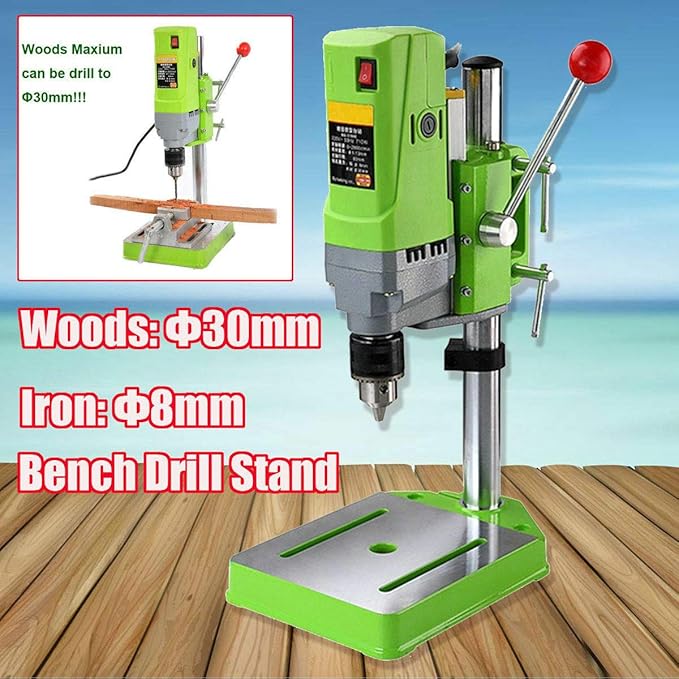 Bench Drill Stand 710W Mini Electric Bench Drilling Machine Drill Chuck 1-13mm