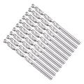 Drill Bit, 5mm Cutting Diameter, 4241 HSS 118° Cutting Angle Uncoated Bright Versatile Jobber Bits - (Applications: for Drilling Plastic Wood Soft Metal), 10-Pieces