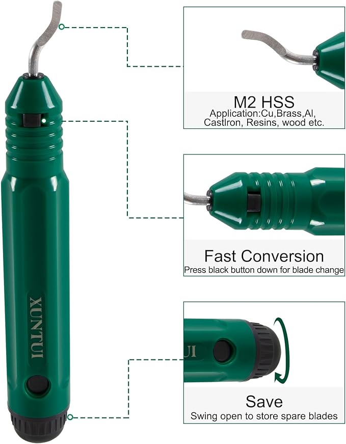 Copper Pipe Cutter Tool Set 3/16"-2" OD, Tube Cutter for Copper,Brass,Aluminum&Stainless Steel, HVAC Metal Plumbing Tubing cutter Tool with Deburring Tools&Extra Blades