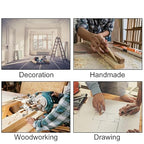 Combination Square,12 Inch Combination Square Angle Ruler, Stainless Steel Adjustable Angle Square, 90 Degree Right Angle Ruler