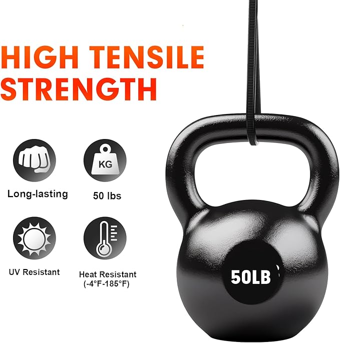 Zip Ties, RAZCC 1200pcs Black Cable Zip Ties 14 Inch, Heavy Duty Plastic Wire Ties with 50lb Tensile Strength, Self-Locking Black Nylon Tie Wraps for Indoor and Outdoor