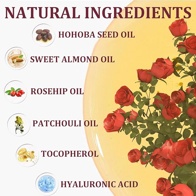 Magic Body Firming Oil, Luxury Body Oil for Crepe Skin, Tightening & Hydrating Body Oil After Shower with Vitamin E and Rosehip, Non-Greasy Body Serum Oil for Thighs, Arms, Chest, 100ML / 3.38 Fl Oz-VeraVaultWomen