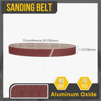 1-1/2 x 30 Inch Sanding Belt, 10 Pcs 40 Grit Knife Sharpener Belts Work Sharpening for Belt Sander Knife Carving Tool Metal Working