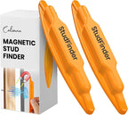 (2-Pack) Calvana Magnetic Stud Finder Wall Scanner, Stud Finder Magnet, Wall Detector Scanner, Compatible with All Drywall Construction, No Batteries Required, Wall-Friendly Construction，Easy to Use