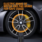 MAXXT Electric 2.5mm Random Orbital Sander Brushless 350W 3A Multi-function Variable Speed Electric Corded Orbital Sanders Machine with 10 Sanding Paper for Woodworking (R7303-2.5mmOrbit)