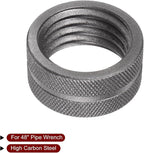 HARFINGTON Pipe Wrench Nut 48" Plumbing Wrench Replacement Knurl Nut High Carbon Steel