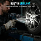 Cordless Impact Wrench 1/2 Inch, 1500 N.m/1106ft-lbs Brushless Impact Wrench Gun Compatible with Makita/Dewalt (No Battery), Electric Power Impact Driver for Car Home (For Makita Battery)