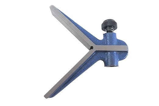 PEC 12" 4R 4 Piece Combination Machinist Square with reversing Protractor Marked with 1/32", 1/64", 1/8", 1/16"