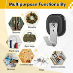 Upgraded Heavy Duty Magnetic Hook, Powerful Magnet Versalite Indoor and Outdoor Tool Towel Brooms Coat Hanger for Cruise Garage RV Workshop Tool Box, Magnet Organize Stainless 304 Hooks, 2 Pack