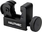 HAUTMEC Copper Pipe Cutter Tool 1/8" to 5/8"OD (3-16mm), Mini Copper Tubing Cutter Tool for PVC, Copper, Aluminum, and Thin Stainless Steel Tube HT0131-TC