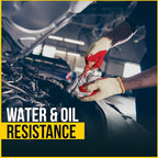 Red Palm Latex-Coated Work Gloves - Cotton/Polyester Shell - Korean Craftsmanship