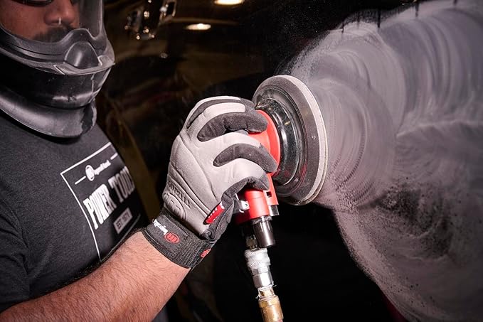 Ingersoll Rand 5152-5-HL - 5" Random Orbital Air Sander, 3/32 Orbit, Hook & Loop, 12,000 RPM, 0.3 HP
