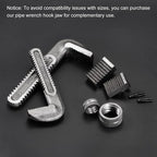 HARFINGTON Pipe Wrench Nut 48" Plumbing Wrench Replacement Knurl Nut Carbon Steel for 48" Adjustable Wrench