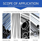 2 Flute 1/2" Carbide Square End Mill Micrograin Milling Bits Sets TISIN Coating CNC Router Bit for Steel