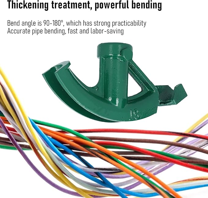 Conduit Bender, Cast Iron Manual EMT Pipe Bender, Portable Tube Former Labor Saving Electric Wire Fast Bending Tool KW7027,Conduit Hand Bender Cast Tube Bending Tool (1")