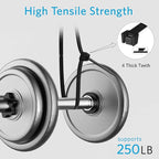 Industrial Zip Ties Heavy Duty with 250 lbs Tensile Strength, 11.6 inch, Electrical Cable Ties Heavy Duty, 50 Pieces, Wide and Thick Zip Ties, by Karoka