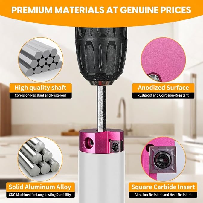 9PCS Professional PVC Pipe Reamer Tool