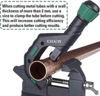 Large Copper Pipe Cutter Tool Set 1/4"-2 3/4" OD, Tube Cutter for Copper,Brass,Aluminum&Stainless Steel, HVAC Metal Tubing cutter Tool with Deburring Tools&Extra Blades