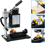 Mini Bench Drill Press, 6 Inches Precision Benchtop Drilling Machine, Suitable For Direct Drilling Of Metal, Wood, Plastics, Acrylic,Metal Wooden DIY Jewelry Making Crafts Tool