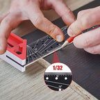 12 Inch Framing Square Carpenter Square, Tri Square Tool, Try Square for Woodworking, T Square Ruler, L Square Ruler, Right Angle Ruler，Framing Tools, Anodized Ruler Body, Red & Black