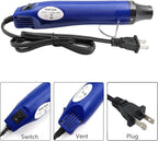 Heat Gun, Mini Hot Air Gun for DIY Crafts Portable Heat Air Gun Tool for Embossing Shrink Wrapping Drying Paint