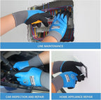 Insulated Electrician Gloves 400V High Voltage Resistant,Flame Retardant Fully Waterproof