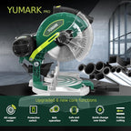 Miter Saw 10-inch Compound Miter Saw 6000RPM Corded Power Wood Circular Saw with Precision Miter Angles, Lightweight Design, 45° Adjustable Table