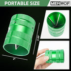 Metal Pipe Reamer for Copper PVC Pipe, Deburring Tool, PlumbingTools, 1/4” to 1-5/8” Inner/Outer Tubing Cleaner, Tube Chamfering Tool (Green)