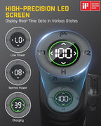 Fanttik D12 PRO Laser Level 3 x 360°, Self-Leveling Cross Line Laser with LED Screen, 3D Green Cross Line, 5200 mAh Battery Rechargeable, Pulse Mode, Magnetic Support