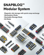 HOTO SNAPBLOQ™ R-A04 Mini Cordless Rotary Tool Kit 4V, Nex-gen Brushless Motor, 22000 RPM Variable Speed, 38 Accessories, Ideal for 3D Printer Sanding, Polishing, Drilling, Carving, DIY Crafts