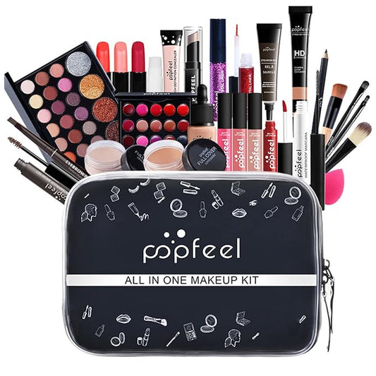 Makeup Kit for Women Full Kit, 26PCS Multi-Purpose Makeup Kit All-in-One Makeup Gift Set Makeup Essential Starter Kit, Compact and Lightweight Design for Girls, Women-VeraVaultWomen