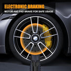 MAXXT Electric 5mm Random Orbital Sander Brushless 350W 3A Multi-function Variable Speed Electric Corded Orbital Sanders Machine with 10 Sanding Paper for Woodworking (R7303-5.0mmOrbit)