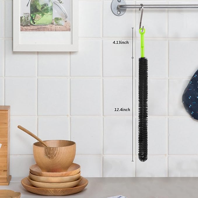 Sewer Drain Brush, Drain Clog Remover, 17inch Flexible Long Pipe Snake Hair Clogs Catcher Cleaner Tool for Toilet, Kitchen Sink, Sewer Drain, Bathroom Tub