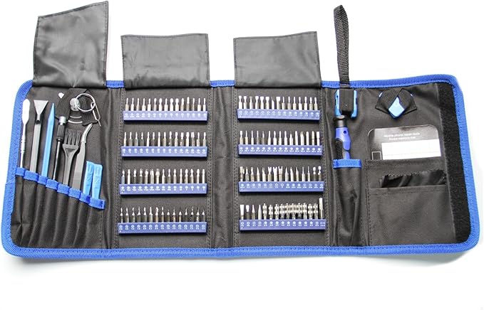 142 in 1 Electronics Precision Screwdriver Set, Professional Magnetic Repair Tool Kit for Mobile Phone, Computer, Watch, Laptop, Macbook, Game Console, Eyeglass,Tablet