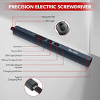 Mini Electric Screwdriver 155 in 1 Small Precision Screwdriver Set Max 5 N.m Cordless Screwdrivers with 3 Torque Settings 140 S2 Magnetic Bits, Repair Tool Set for Phone Computer Watch Drones