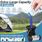 Poesie Poo Absorbent Gel Powder for Portable Toilet Camping Hiking Outdoor Portable Potty Resolution