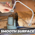 1 Set Woodworking Coping Saw U-Shaped Saw Mini Hand Coping Frame Small Carving Japanese Hand for Wood Board Plastic and Metal Cutting (With 4Pcs Replacement Blades)