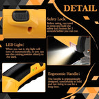 Electric Box Cutter, Portable Cordless Electric Rotary Scissors for Cardboard Carpet Leather, Rechargeable Heavy Duty Shears with LED Light, Safety Lock, Blade, Box - 4V, 2000mAh, Type-C