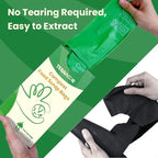 1.3 Gallon Compostable Trash Bags, 35 Bags Compost Bags for Countertop Bin, BPI Certified and Meet The ASTM D6400 Standard，Compostable Trash Bags in Dispenser Packs