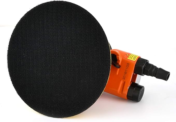 ZHONGAN 6" Pneumatic Air Random Orbital Sander for Wood Working, Heavy Duty Pneumatic Polishing Tool