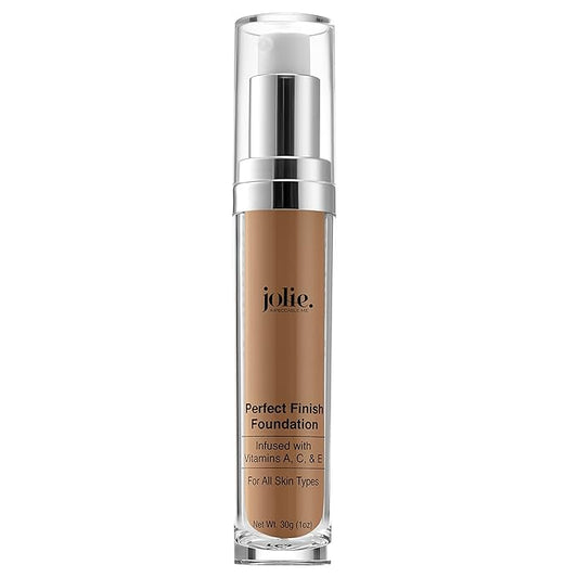 Jolie Perfect Finish Liquid Foundation Makeup SPF 15 Oil Free (DW1)-VeraVaultWomen