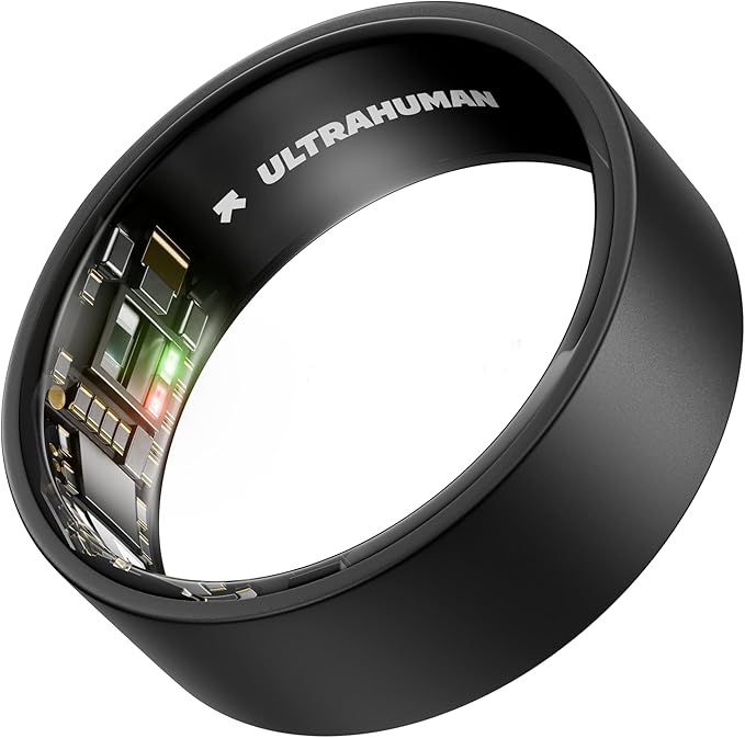 ULTRAHUMAN Ring AIR-Smart Ring Health Tracker, Size First Sizing Kit,Sleep Tracker,Smart Ring for Men/Women,Fitness Tracker (Made in India, Matte Grey, 5)