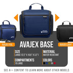 Travel Toiletry Bag for Men and Women - Large Hanging Toiletry Organizer - Waterproof Hygiene Bag with Metal XXL Swivel Hook, with Sturdy Zippers and 19 Compartments for Toiletries, Makeup, Cosmetics