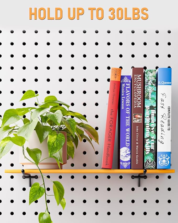 INCLY 120 Pack 2/4/6 Inch Black Pegboard Hooks, 1/4" Heavy Duty Peg Board Shelving Hooks Accessories, Peg Board Tool Hangers Fit 1/4" Pegboard Hanging Tools Garage, Crafts Organizing, Kitchen, Store