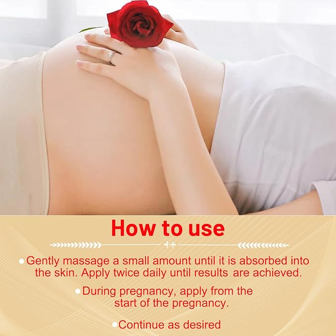 Stretch Mark Oil for Pregnancy, Skincare Body Oil for Scars and Stretchmarks, Pregnancy Oils for Stretch Marks Pre and Postpartum Natural Skincare Massage Oil, Skin Regenerate Oil, 4.2 fl.oz-VeraVaultWomen